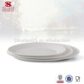 Talheres chineses por atacado, conjunto de placa de jantar, prato oval de restaurante